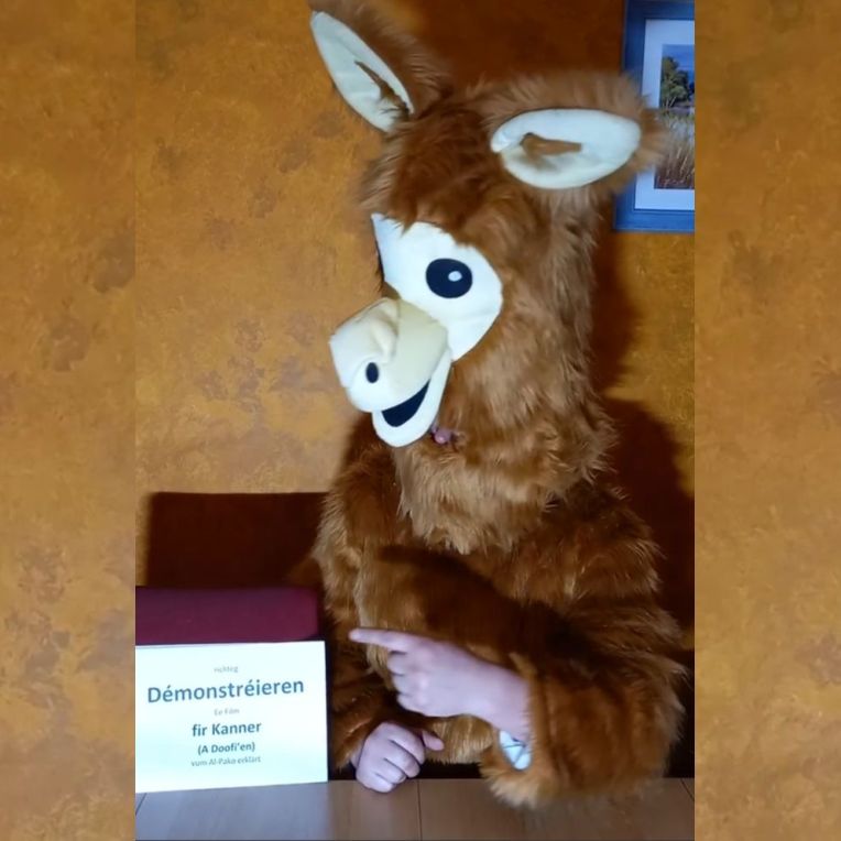 Al-Pako erklärt DEMONSTREIEREN fir Kanner a&nbsp;Doofi’en