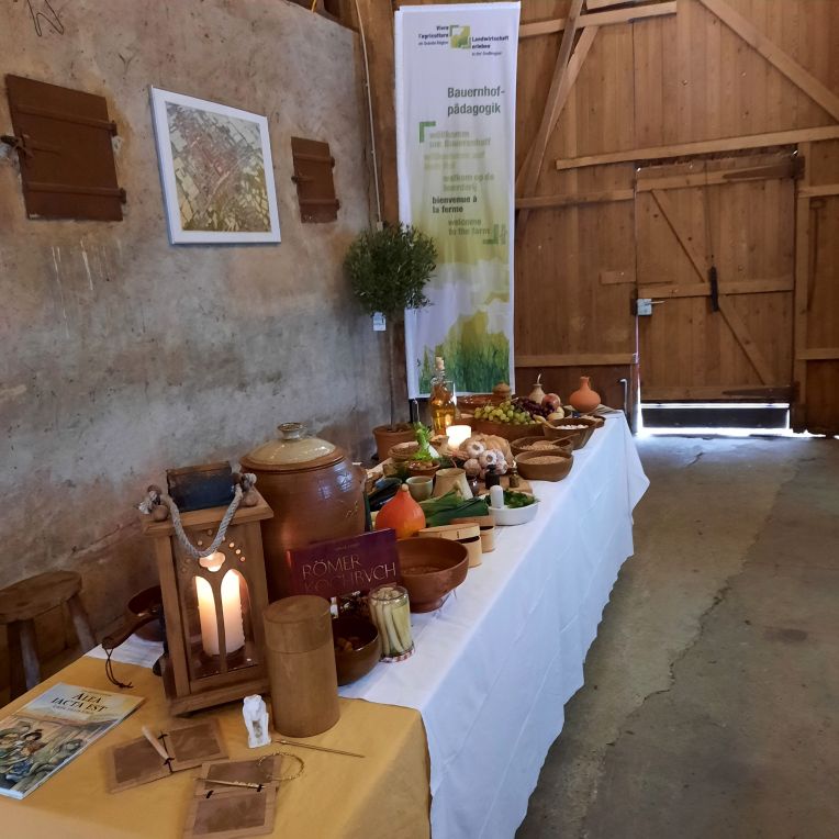 Römische Landwirtschaft erleben am gallo-römischen Theater in Dalheim auf dem Hof An&nbsp;Hossen